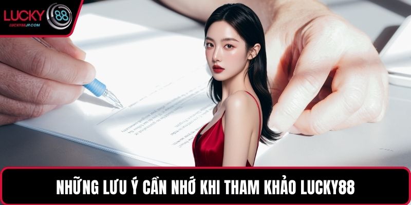 Những lưu ý cần nhớ khi tham khảo LUCKY88