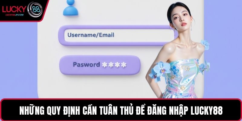 Những quy định cần tuân thủ để đăng nhập LUCKY88